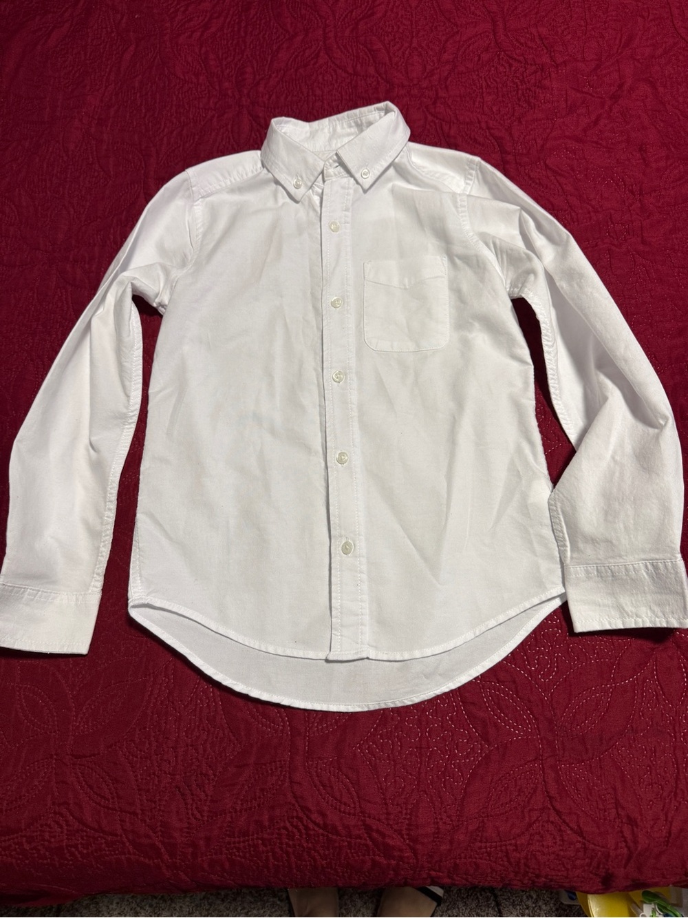 Kids Place White Button-Down Dress Shirt